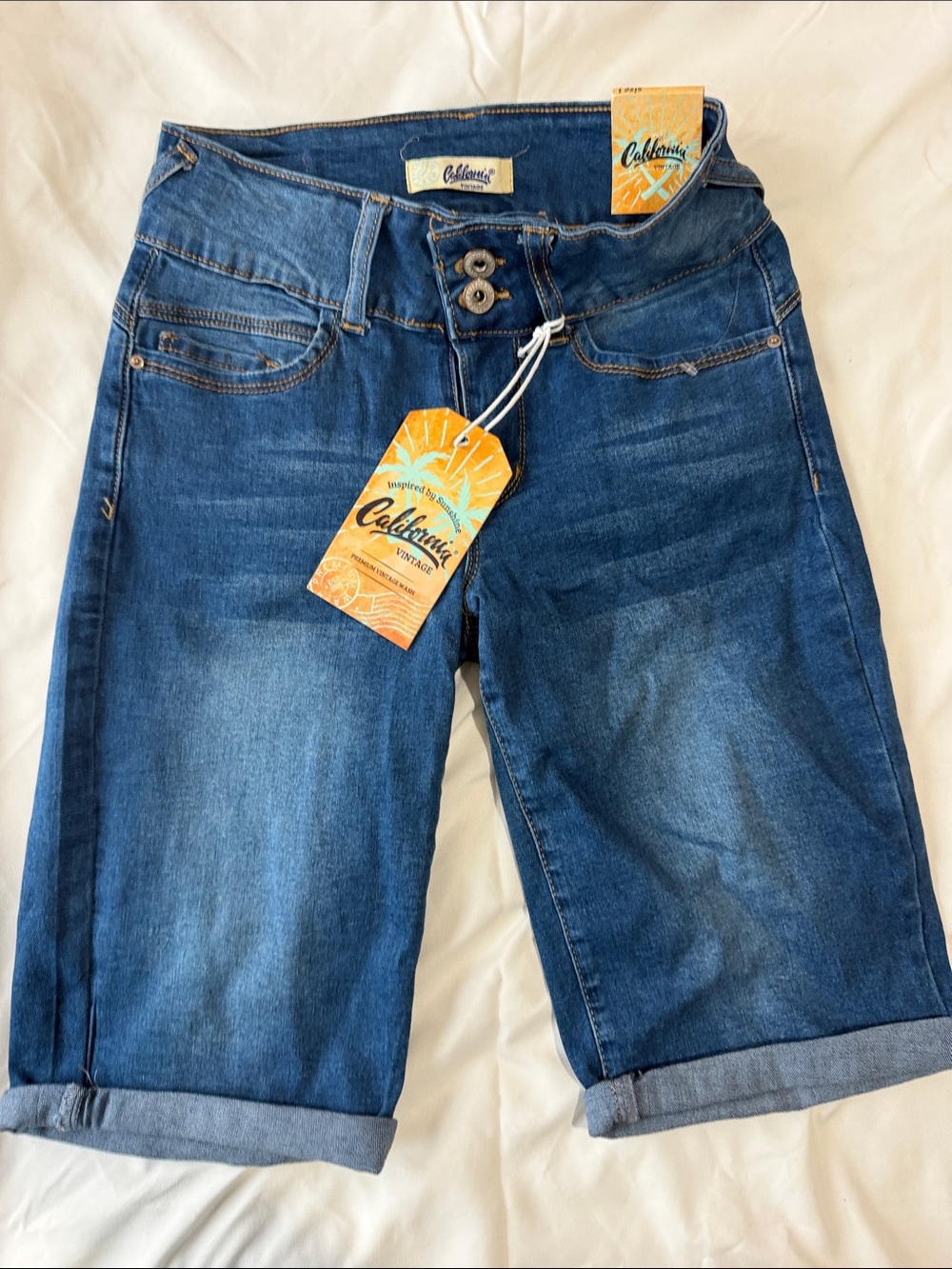 Women's California vintage Jeans in Dark Blue